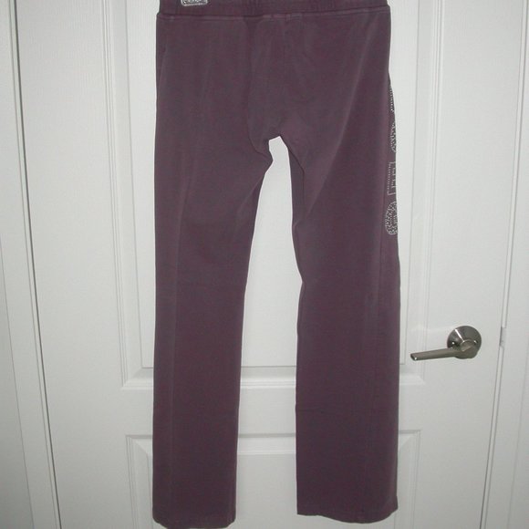 BCBG Sparkly Plum Coloured  Gym Pants - Picture 3 of 5
